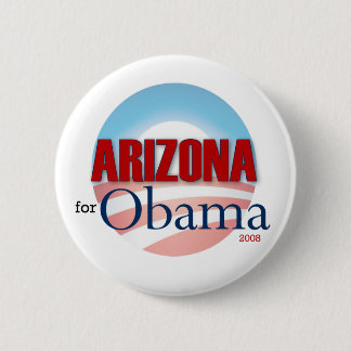 Bóton Redondo 5.08cm Arizona para Obama