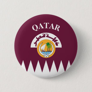 Bóton Redondo 5.08cm armas do qatar