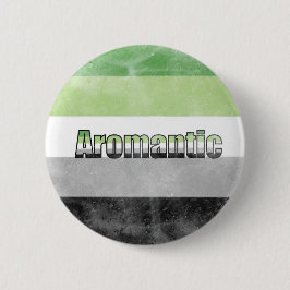 Bóton Redondo 5.08cm Aromantic pride flag badge