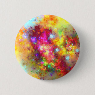 Bóton Redondo 5.08cm arte crua do fractal