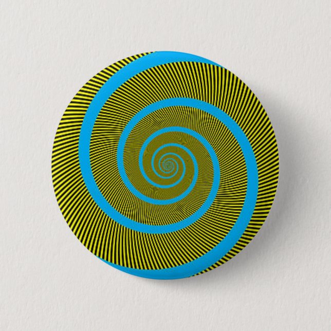 Bóton Redondo 5.08cm Arte espiral do fractal (Frente)