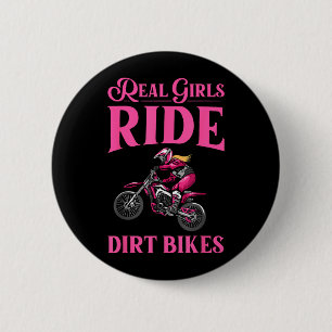 Bóton Redondo 5.08cm Arte Legal de Bicicleta de Terra para Mulheres Men