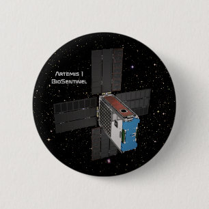 Bóton Redondo 5.08cm Artemis BioSentinel CubeSat