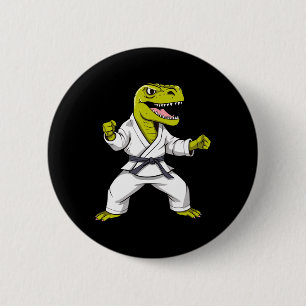 Bóton Redondo 5.08cm Artes Marciais Karate T-rex Taekwondo Kickboxing P