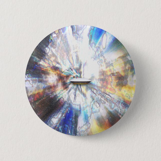 Bóton Redondo 5.08cm Artesanato de Nuvens de Espaço (Frente)