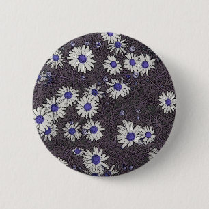 Bóton Redondo 5.08cm Artsy Daisies