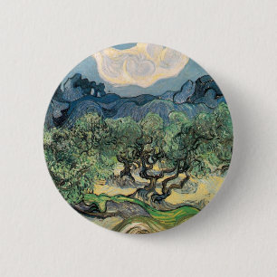 Bóton Redondo 5.08cm As Oliveiras, Vincent van Gogh