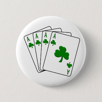 Bóton Redondo 5.08cm Áss do trevo