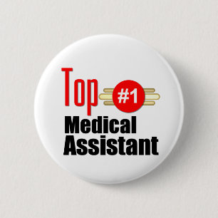 Bóton Redondo 5.08cm Assistente médico superior