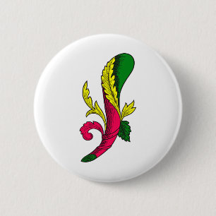 Bóton Redondo 5.08cm Asso di Bastoni