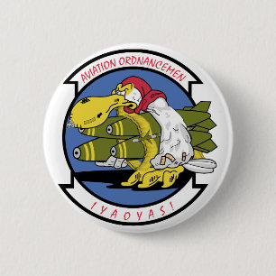 Bóton Redondo 5.08cm Associação da aviação Ordnancemen