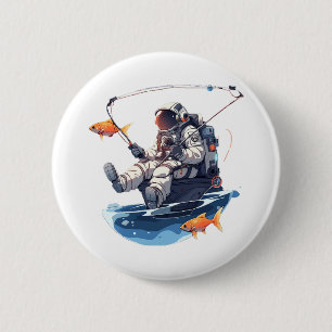 Bóton Redondo 5.08cm astronauta