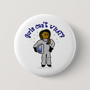 Bóton Redondo 5.08cm Astronauta de Garota Escura