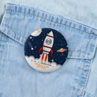Astronauta Rocket Outer Space primeiro aniversario