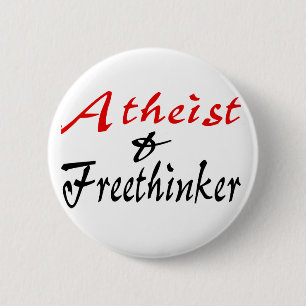 Bóton Redondo 5.08cm Atheist e Freethinker