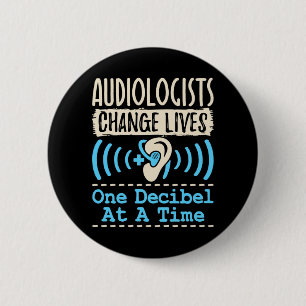 Bóton Redondo 5.08cm Audiologista Chance Vive Um Decibel De Cada Vez