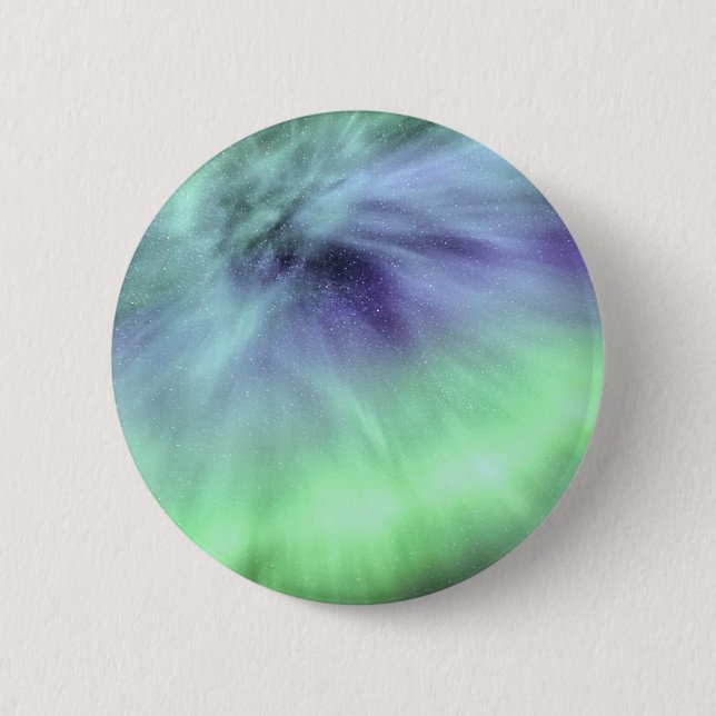 Bóton Redondo 5.08cm Aurora Borealis (Frente)
