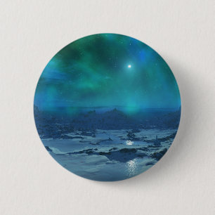 Bóton Redondo 5.08cm Aurora Borealis