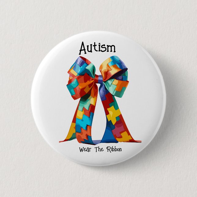Bóton Redondo 5.08cm Autismo (Frente)