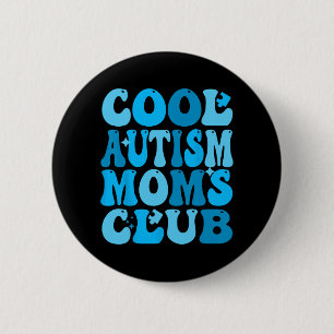 Bóton Redondo 5.08cm Autismo Clube Mães Autismo Sensibilização Mamãe Mã