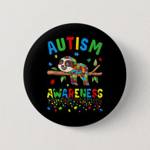 Bóton Redondo 5.08cm Autismo Lover Autismo Quebra-cabeça de consciência