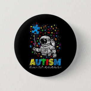Bóton Redondo 5.08cm Autismo Sensibilização Autistas Autistas Apoiam A
