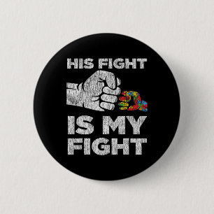 Bóton Redondo 5.08cm Autismo Sensibilização Mãe Pais Pais Autistas Cria