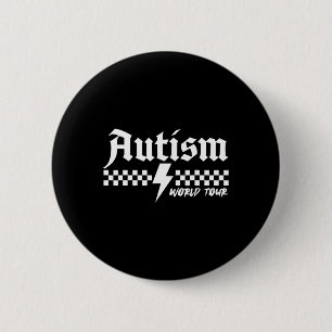 Bóton Redondo 5.08cm Autismo Sensibilização Mundo Autismo Tour Be Kind