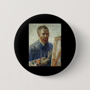 Bóton Redondo 5.08cm Auto-Retrato na frente da armação