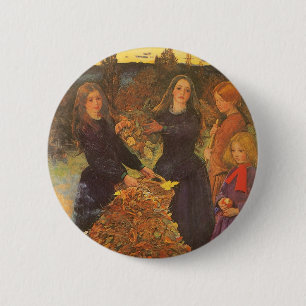 Bóton Redondo 5.08cm Autumn Leaves por Sir John Everett Millais