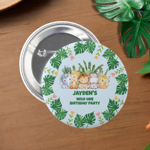 Bóton Redondo 5.08cm Aves Selvagens Selvagens Selvagens Safari