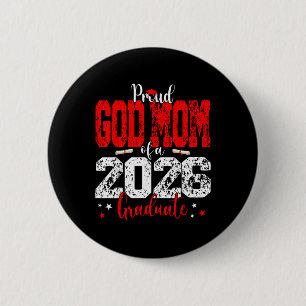 Bóton Redondo 5.08cm Avó Deus Orgulhosa de um Formando da Turma de 2026