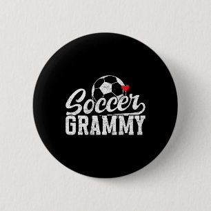 Bóton Redondo 5.08cm Avó Grammy de Futebol Grammy de um jogador de fute