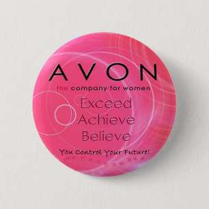 Bóton Redondo 5.08cm AVON acredita o botão