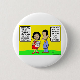 Bóton Redondo 5.08cm Ayers da conta do prêmio de paz de Obama nobel