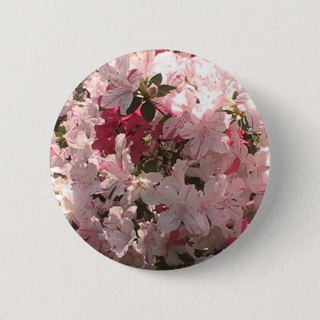 Bóton Redondo 5.08cm Azalea rosa (Frente)