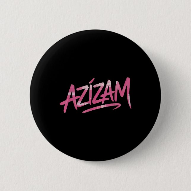 Bóton Redondo 5.08cm Azizam (Frente)
