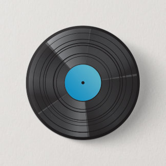 Bóton Redondo 5.08cm Azul do botão do vinil