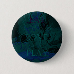 Bóton Redondo 5.08cm Azul francês Coma Plantar Cores de Flor para Todos