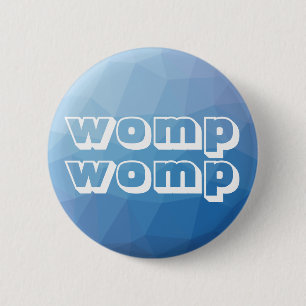 Bóton Redondo 5.08cm Azul geométrico de Womp Womp