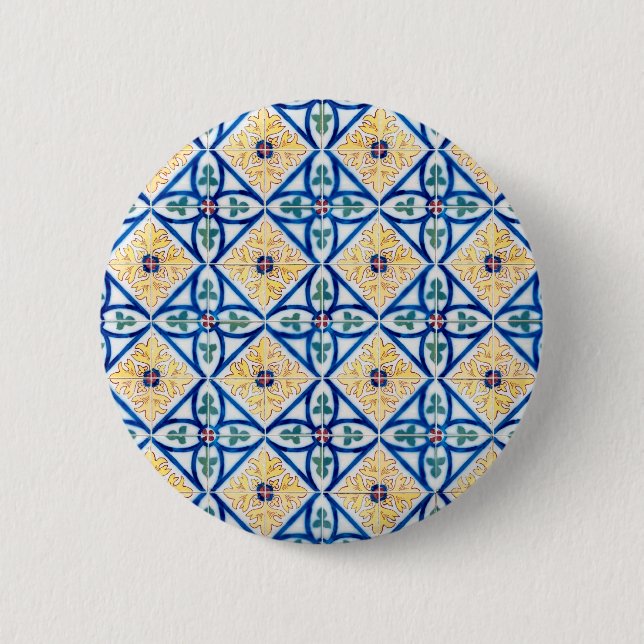Bóton Redondo 5.08cm azulejos cerâmicos (Frente)