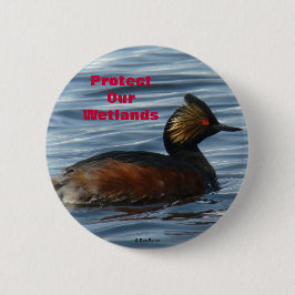 Bóton Redondo 5.08cm B1 Eared Grebe