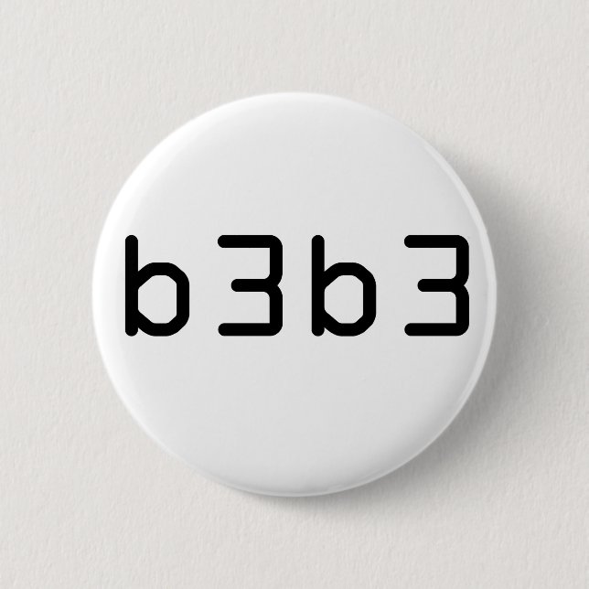 Bóton Redondo 5.08cm b3b3 (Frente)