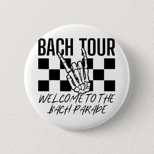 Bóton Redondo 5.08cm Bach Tour Bem-Vindo À Bachel Gótica Bach Parade