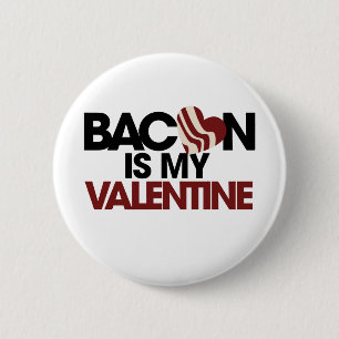 Bóton Redondo 5.08cm Bacon é meu Namorados