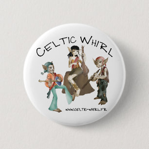 Bóton Redondo 5.08cm Badge Celtic Whirl