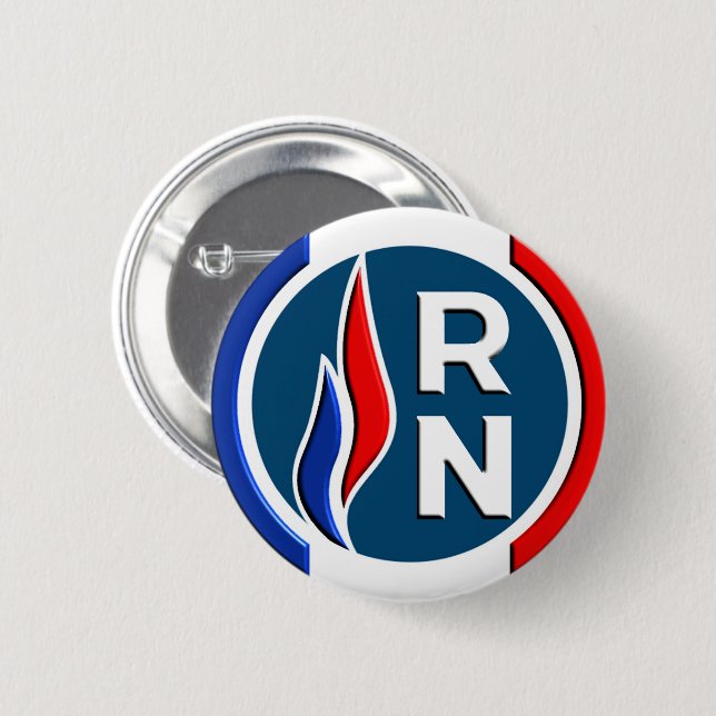 Bóton Redondo 5.08cm Badge NEW LOGO RN 3D (Frente & Verso)