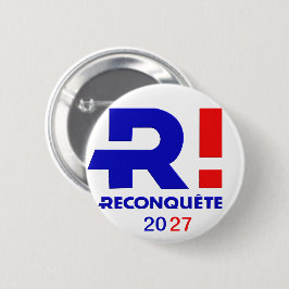 Bóton Redondo 5.08cm Badge rond 57 mm, Reconquête 2027