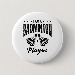 Bóton Redondo 5.08cm Badminton É O Meu Jogador De Badminton Da Vida