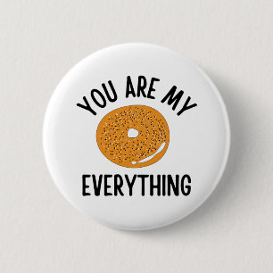 Bóton Redondo 5.08cm Bagel Você É Meu Engraçado